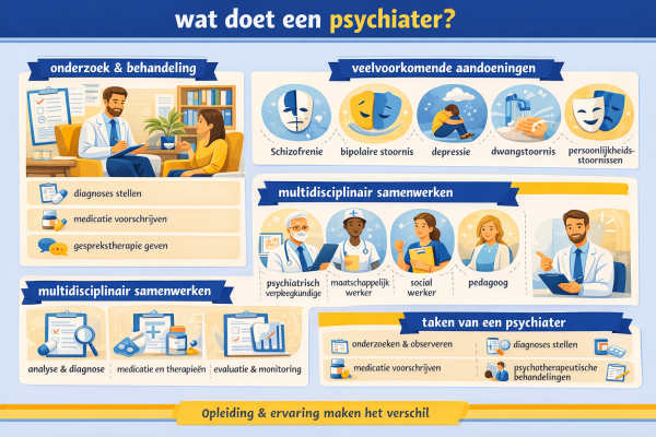Alles over het beroep psychiater Wat doet een psychiater
